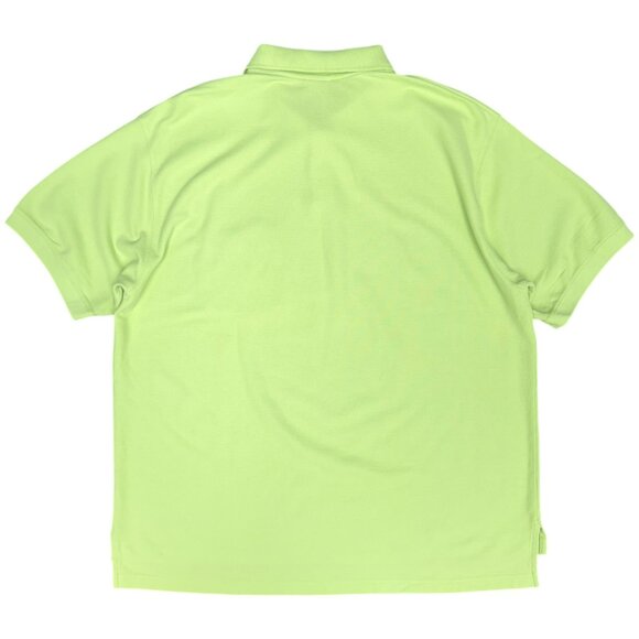 EUC Men's L.L. BEAN Knit Polo Shirt Yellow-Green 0 NR05 | Size XL - Picture 3 of 6